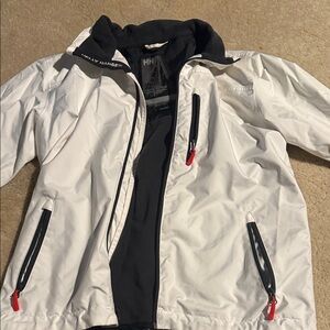 Helly Hansen Men's White and Black Performance Jacket